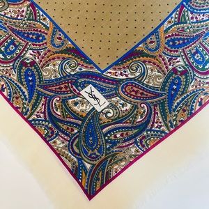 YSL vintage wool scarf
